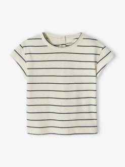 Pack Of 2 Basic T-Shirts For Babies - Taupe -PETIT BATEAU Sales Store pack of 2 basic t shirts for babies 29