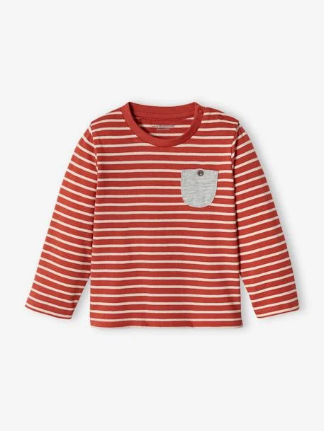 Pack Of 2 Basic Tops With Animal Motif & Stripes For Babies - Bronze 12 Pack Of 2 Basic Tops With Animal Motif & Stripes For Babies - Bronze - Image 10