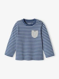 Pack Of 2 Basic Tops With Animal Motif & Stripes For Babies - Ecru -PETIT BATEAU Sales Store pack of 2 basic tops with animal motif stripes for babies 22