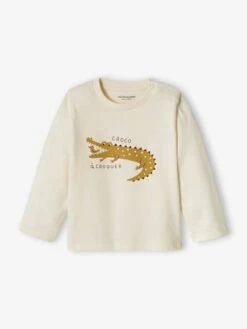 Pack Of 2 Basic Tops With Animal Motif & Stripes For Babies - Grey Blue -PETIT BATEAU Sales Store pack of 2 basic tops with animal motif stripes for babies 8