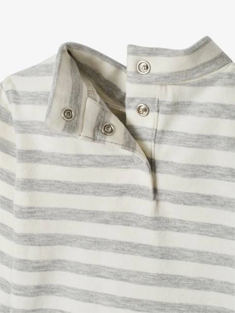 Pack Of 2 Bodysuits For Babies, High Neck, Long Sleeves - Dark Blue 9 Pack Of 2 Bodysuits For Babies, High Neck, Long Sleeves - Dark Blue - Image 7