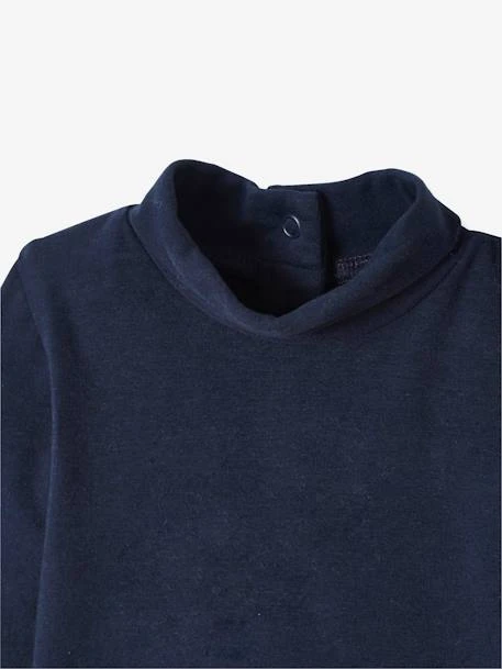 Pack Of 2 Bodysuits For Babies, High Neck, Long Sleeves - Dark Blue 10 Pack Of 2 Bodysuits For Babies, High Neck, Long Sleeves - Dark Blue - Image 8