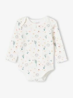 Pack Of 2 Bodysuits, Marie Of The Aristocats By Disney®, For Babies - Pink Light Solid With Design -PETIT BATEAU Sales Store pack of 2 bodysuits marie of the aristocats by disney for babies 2