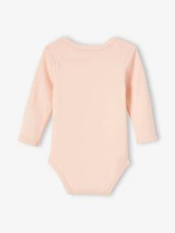 Pack Of 2 Bodysuits, Marie Of The Aristocats By Disney®, For Babies - Pink Light Solid With Design -PETIT BATEAU Sales Store pack of 2 bodysuits marie of the aristocats by disney for babies 3