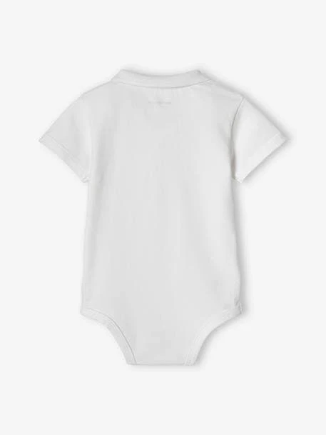 Pack Of 2 Bodysuits With Polo Shirt Collar & Pocket, For Newborns - Sky Blue 12 Pack Of 2 Bodysuits With Polo Shirt Collar & Pocket, For Newborns - Sky Blue - Image 10