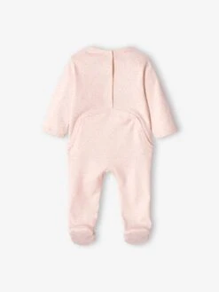 Pack Of 2 Cherry Sleepsuits In Interlock Fabric For Baby Girls - Pale Pink 12 Pack Of 2 Cherry Sleepsuits In Interlock Fabric For Baby Girls - Pale Pink -PETIT BATEAU Sales Store pack of 2 cherry sleepsuits in interlock fabric for baby girls 3