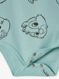 Pack Of 2 Chip 'n' Dale Bodysuits For Baby Boys By Disney® - Sage Green -PETIT BATEAU Sales Store pack of 2 chip n dale bodysuits for baby boys by disney 5