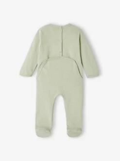 Pack Of 2 Dinosaur Sleepsuits In Jersey Knit For Baby Boys - Aqua Green -PETIT BATEAU Sales Store pack of 2 dinosaur sleepsuits in jersey knit for baby boys 3