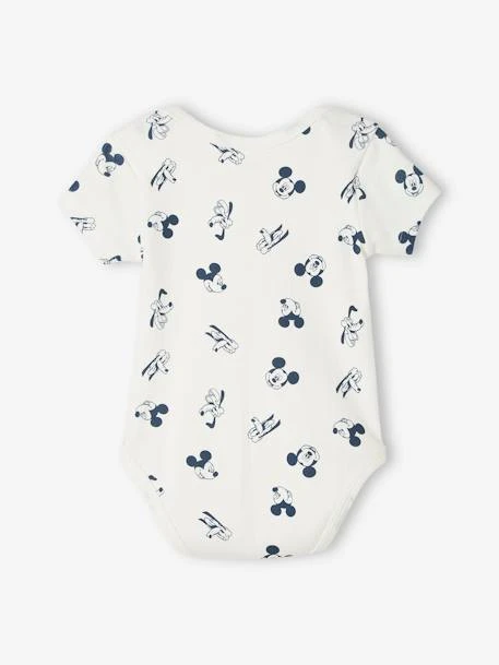 Mickey Mouse Pack Of 2 Disney® Mickey & Friends Bodysuits For Babies - White Light Solid With Design 6 Mickey Mouse Pack Of 2 Disney® Mickey & Friends Bodysuits For Babies - White Light Solid With Design - Image 4