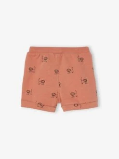 Pack Of 2 Fleece Shorts, For Babies - Aqua Green -PETIT BATEAU Sales Store pack of 2 fleece shorts for babies 3