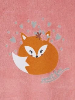 Pack Of 2 "Fox" Sleepsuits In Velour For Baby Girls - Pink Medium 2 Color/multicol -PETIT BATEAU Sales Store pack of 2 fox sleepsuits in velour for baby girls 4