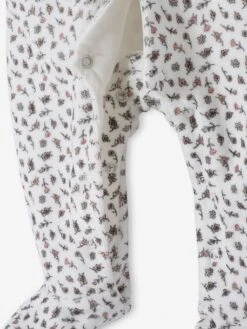 Pack Of 2 "Fox" Sleepsuits In Velour For Baby Girls - Pink Medium 2 Color/multicol -PETIT BATEAU Sales Store pack of 2 fox sleepsuits in velour for baby girls 7