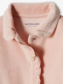 Pack Of 2 Heart Sleepsuits In Velour For Baby Girls - Pale Pink 15 Pack Of 2 Heart Sleepsuits In Velour For Baby Girls - Pale Pink -PETIT BATEAU Sales Store pack of 2 heart sleepsuits in velour for baby girls 6