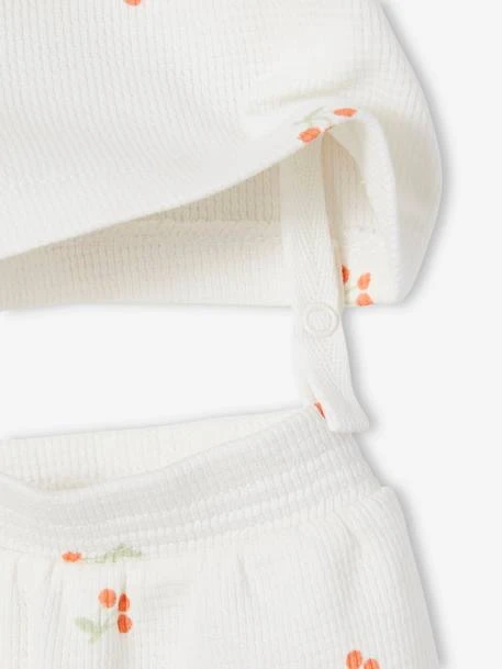 Pack Of 2 Honeycomb Pyjamas For Babies - Pale Pink 7 Pack Of 2 Honeycomb Pyjamas For Babies - Pale Pink - Image 5