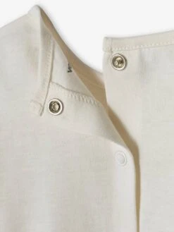 Pack Of 2 Long Sleeve Basic Tops For Babies - Ecru -PETIT BATEAU Sales Store pack of 2 long sleeve basic tops for babies 4