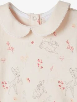 Pack Of 2 Long Sleeve Bodysuits For Baby Girls, Disney Bambi® - Light Pink -PETIT BATEAU Sales Store pack of 2 long sleeve bodysuits for baby girls disney bambi 7