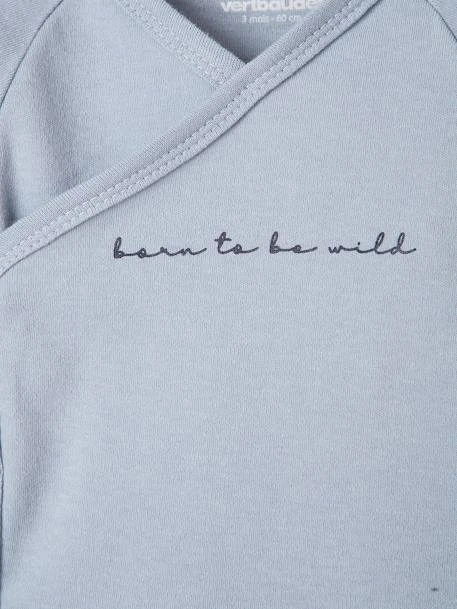 Pack Of 2 Long Sleeve Bodysuits, Full-Length Opening, For Babies - Brown Medium 2 Color/multicol 7 Pack Of 2 Long Sleeve Bodysuits, Full-Length Opening, For Babies - Brown Medium 2 Color/multicol - Image 5