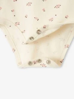 Pack Of 2 Long Sleeve Bodysuits With High Neck, For Babies - Pink Medium 2 Color/multicol -PETIT BATEAU Sales Store pack of 2 long sleeve bodysuits with high neck for babies 5