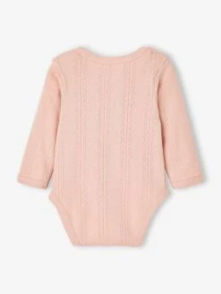 Pack Of 2 Long Sleeve Openwork Bodysuits For Babies - Pink Light 2 Color/multicol R 14 Pack Of 2 Long Sleeve Openwork Bodysuits For Babies - Pink Light 2 Color/multicol R -PETIT BATEAU Sales Store pack of 2 long sleeve openwork bodysuits for babies 4