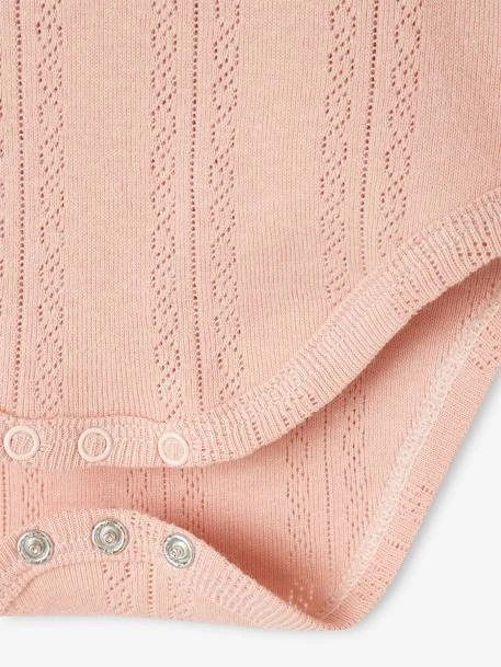 Pack Of 2 Long Sleeve Openwork Bodysuits For Babies - Pink Light 2 Color/multicol R 9 Pack Of 2 Long Sleeve Openwork Bodysuits For Babies - Pink Light 2 Color/multicol R - Image 7