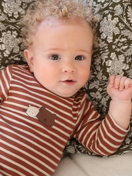 Pack Of 2 Long Sleeve Tops, For Babies - Brown Medium 2 Color/multicol 4 Pack Of 2 Long Sleeve Tops, For Babies - Brown Medium 2 Color/multicol - Image 2