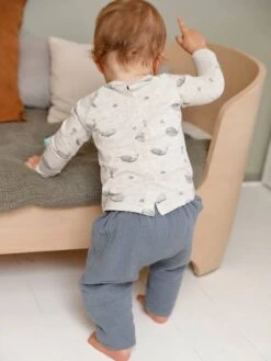 Pack Of 2 Long Sleeve Tops, For Babies - Beige Medium Two Colors/multic -PETIT BATEAU Sales Store pack of 2 long sleeve tops for babies 23