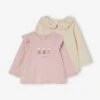 Pack Of 2 Long Sleeve Tops, For Babies - Pink Medium 2 Color/multicol 1 Pack Of 2 Long Sleeve Tops, For Babies - Pink Medium 2 Color/multicol -PETIT BATEAU Sales Store pack of 2 long sleeve tops for babies 8