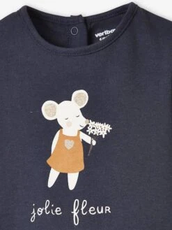 Pack Of 2 Long Sleeve Tops, 'Lovely', For Babies - Blue Medium Two Color/multicol -PETIT BATEAU Sales Store pack of 2 long sleeve tops lovely for babies 3