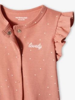 Pack Of 2 Lovely Jumpsuits For Babies - Blush -PETIT BATEAU Sales Store pack of 2 lovely jumpsuits for babies 4