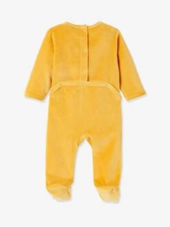 Pack Of 2 «Lovely» Sleepsuits In Velour, For Babies - White -PETIT BATEAU Sales Store pack of 2 lovely sleepsuits in velour for babies 3