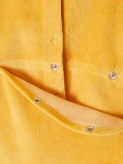 Pack Of 2 «Lovely» Sleepsuits In Velour, For Babies - White -PETIT BATEAU Sales Store pack of 2 lovely sleepsuits in velour for babies 5