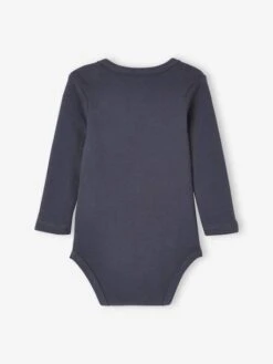 Pack Of 2 Mickey Mouse Bodysuits For Baby Boys By Disney® - Grey Dark Solid With Design -PETIT BATEAU Sales Store pack of 2 mickey mouse bodysuits for baby boys by disney 3