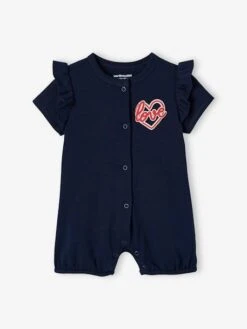 Pack Of 2 Onesies For Baby Girls - Blue Dark Two Color/multicol -PETIT BATEAU Sales Store pack of 2 onesies for baby girls 2