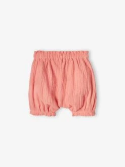 Pack Of 2 Pairs Of Bloomer Shorts In Cotton Gauze For Babies - White 15 Pack Of 2 Pairs Of Bloomer Shorts In Cotton Gauze For Babies - White -PETIT BATEAU Sales Store pack of 2 pairs of bloomer shorts in cotton gauze for babies 3