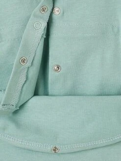 Pack Of 2 Playsuit Pyjamas For Baby Boys - Green Medium 2 Color/multicolr -PETIT BATEAU Sales Store pack of 2 playsuit pyjamas for baby boys 4