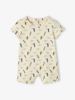 Pack Of 2 Playsuit Pyjamas For Baby Boys - Green Medium 2 Color/multicolr -PETIT BATEAU Sales Store pack of 2 playsuit pyjamas for baby boys 6