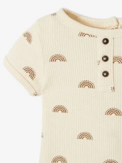 Pack Of 2 Short Pyjamas For Baby Boys - Brown Medium 2 Color/multicol -PETIT BATEAU Sales Store pack of 2 short pyjamas for baby boys 5