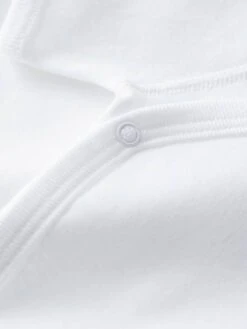 Pack Of 2 Short Sleeve Bodysuits For Newborn Babies, By Petit Bateau - White -PETIT BATEAU Sales Store pack of 2 short sleeve bodysuits for newborn babies by petit bateau 2