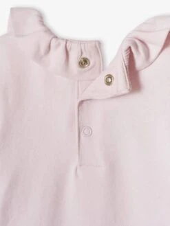 Pack Of 2 Short-Sleeved Bodysuits With Fancy Collar, For Babies - Soft Lilac -PETIT BATEAU Sales Store pack of 2 short sleeved bodysuits with fancy collar for babies 15