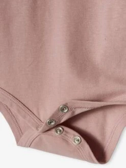 Pack Of 2 Short-Sleeved Bodysuits With Fancy Collar, For Babies - Soft Lilac -PETIT BATEAU Sales Store pack of 2 short sleeved bodysuits with fancy collar for babies 16