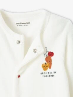 Pack Of 2 Sleepsuits In Velour, For Babies - Green Medium 2 Color/multicolr -PETIT BATEAU Sales Store pack of 2 sleepsuits in velour for babies 4