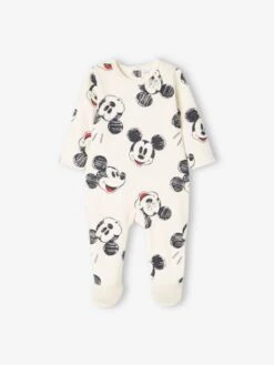 Pack Of 2 Sleepsuits, Mickey Mouse By Disney®, For Babies - Grey Light Solid With Design 10 Pack Of 2 Sleepsuits, Mickey Mouse By Disney®, For Babies - Grey Light Solid With Design -PETIT BATEAU Sales Store pack of 2 sleepsuits mickey mouse by disney for babies 2