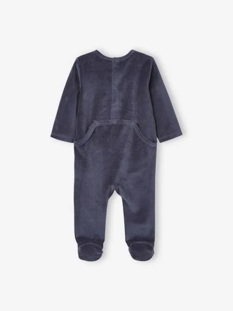 Pack Of 2 Sleepsuits, Mickey Mouse By Disney®, For Babies - Grey Light Solid With Design 6 Pack Of 2 Sleepsuits, Mickey Mouse By Disney®, For Babies - Grey Light Solid With Design - Image 4