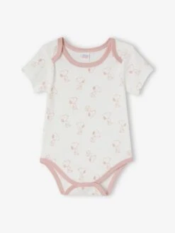 Pack Of 2 Snoopy Peanuts® Bodysuits For Babies - White Light Solid With Design 9 Pack Of 2 Snoopy Peanuts® Bodysuits For Babies - White Light Solid With Design -PETIT BATEAU Sales Store pack of 2 snoopy peanuts bodysuits for babies 2