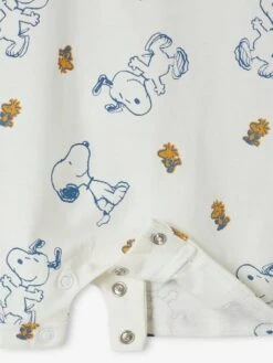 Pack Of 2 Snoopy Playsuits For Baby Boys, By Peanuts® - 0052 -PETIT BATEAU Sales Store pack of 2 snoopy playsuits for baby boys by peanuts 6
