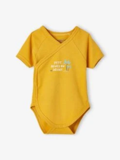 Pack Of 3 "Animals" Bodysuits For Newborn Babies - Yellow Dark 2 Color/multicol -PETIT BATEAU Sales Store pack of 3 animals bodysuits for newborn babies 2