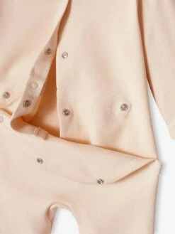 Pack Of 3 Basic Sleepsuits In Interlock Fabric For Babies - Soft Lilac -PETIT BATEAU Sales Store pack of 3 basic sleepsuits in interlock fabric for babies 16