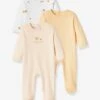 Pack Of 3 Basic Sleepsuits In Interlock Fabric For Babies - Ecru 1 Pack Of 3 Basic Sleepsuits In Interlock Fabric For Babies - Ecru -PETIT BATEAU Sales Store pack of 3 basic sleepsuits in interlock fabric for babies 20