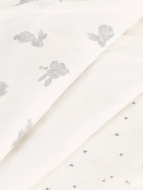 Pack Of 3 Bodysuits In Organic Cotton, For Newborn Babies, By Petit Bateau - White 5 Pack Of 3 Bodysuits In Organic Cotton, For Newborn Babies, By Petit Bateau - White - Image 3