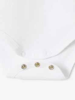 Pack Of 3 Long Sleeve Bodysuits In Organic Cotton, Full-Length Opening, For Babies - White Light Two Color/multicol -PETIT BATEAU Sales Store pack of 3 long sleeve bodysuits in organic cotton full length opening for babies 3